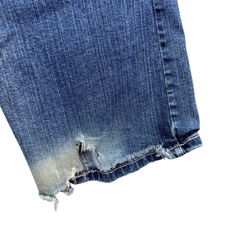 Silver Jeans Co Pioneer Distressed Bootcut Jeans Blue W1579SJ8398 Womens 18 L33 - Picture 13 of 13